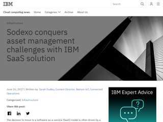 Sodexo conquers asset management challenges with IBM SaaS ...
