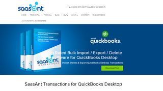 Software to Manage QucikBooks Desktop ... - Saasant - Saasant Portal