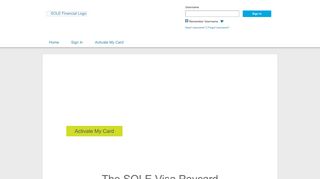 
                            2. SOLE Paycard - Home Page - visaprepaidprocessing.com