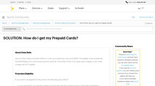 
                            5. SOLUTION: How do I get my Prepaid Cards? - Sprint Community - Sprint Prepaid Card Portal