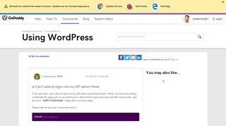 
                            7. Solved: Can't able to login into my WP admin Panel ... - Err_empty_response Wordpress Portal