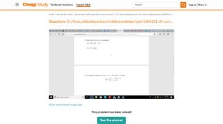 
                            6. Solved: O /texsu.blackboard.com/bbcswebdav/pid-1464151-dt ... - Texsu Blackboard Login
