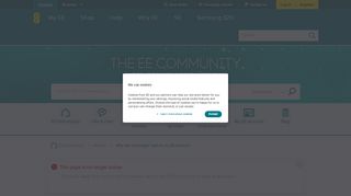 Solved: Why can I no longer login to my EE account - The EE Community - Cannot Portal To My Ee Account