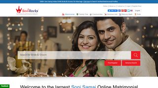 
Soni Samaj Matrimony Website - Search INDIAN - NRI Soni ...  
