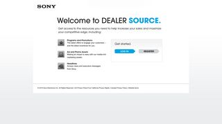 
                            5. Sony - Dealer Source login - Dealer Source Login