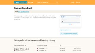 
                            7. Sos.apollomd.net server and hosting history - Sos Apollomd Login