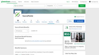 
                            7. SourcePointe Employee Benefits and Perks | Glassdoor - Sourcepointe Employee Portal