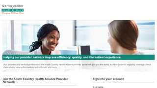 
                            5. South Country Health Alliance Provider Portal - Healthx - South Country Health Alliance Provider Portal