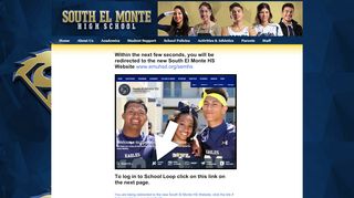 
                            3. South El Monte High School: Home Page - School Loop - Schoolloop Semhs Portal