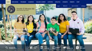 
                            8. South El Monte HS / Homepage - Schoolloop Semhs Portal