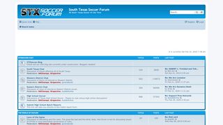 
                            2. South Texas Soccer Forum - Index page - STXSoccer.Blog - South Texas Soccer Portal