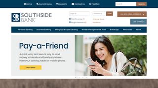 
                            1. Southside Bank - Home Page - Southside Bank Tyler Tx Portal