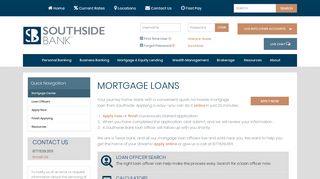 
                            5. Southside Bank - Index - Southside Bank Tyler Tx Portal