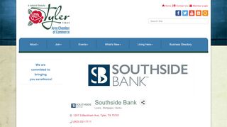 
                            8. Southside Bank - Tyler Area Chamber of Commerce, TX - Southside Bank Tyler Tx Portal