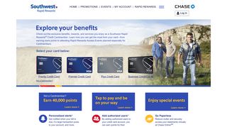 
Southwest Airlines Rapid Rewards Visa Credit Card  
