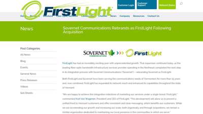 Sovernet Communications Rebrands as ... - firstlight.net