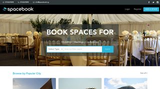 
Spacebook | Connecting people with unique spaces ...  

