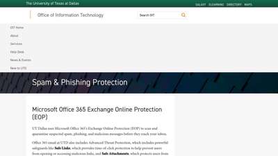 Spam & Phishing Protection - Office of Information ...