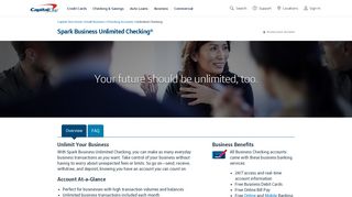 Spark Business Unlimited Checking® - Capital One