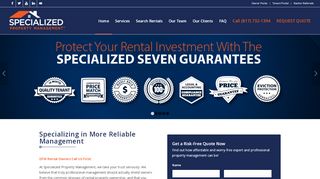 
                            2. Specialized Property Management Company Forth Worth, Tx - Specialized Rpm Tenant Portal