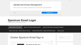 
                            6. Spectrum Email Login: Charter Spectrum Email Sign in - Charter Net Email Portal Official Web Page