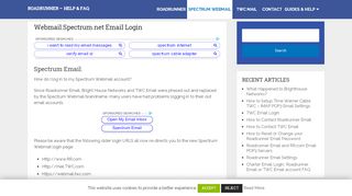 
Spectrum Email Login - Charter Webmail Spectrum.net Sign In
