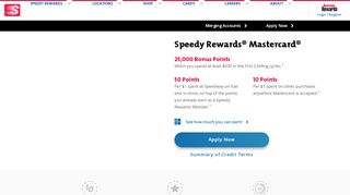 
                            1. Speedy Rewards Mastercard - Speedway - Speedy Rewards Credit Card Portal