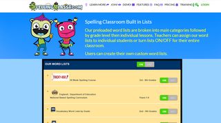 
SpellingClassroom.com Word Lists | Spelling Classroom
