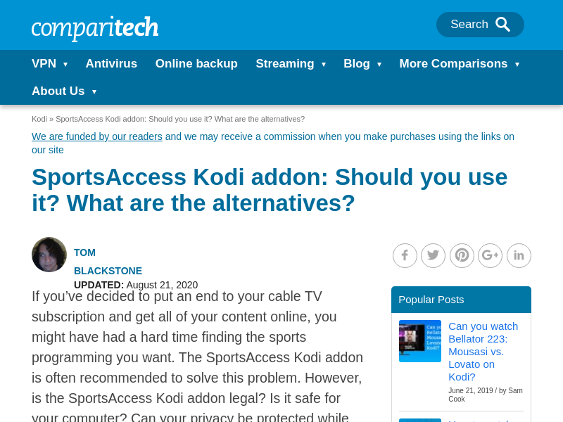 
SportsAccess Kodi Addon: Should you use it? What are the ...
