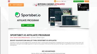 
                            6. Sportsbet.io Affiliate Program Review | Bitcoin Casino Af... - Sportsbet Affiliate Portal