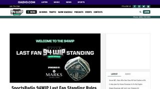 
SportsRadio 94WIP Last Fan Standing Rules 2019 | 94 WIP
