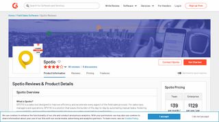 
                            8. Spotio Reviews 2020: Details, Pricing, & Features | G2 - Spotio Portal