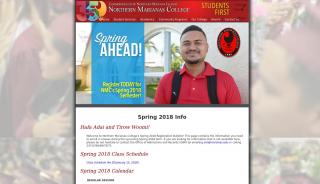 
                            4. Spring 2018 Registration Bulletin - Northern Marianas College - Marianas Edu Proa Portal