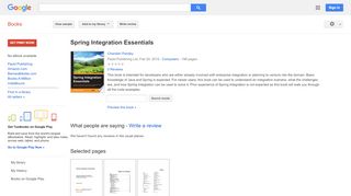 
                            7. Spring Integration Essentials - My Knowledge Spring Portal
