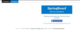 
Springboard Online - Login  
