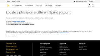 
                            3. Sprint Family Locator | Sprint Support - Sfl Login Sprint