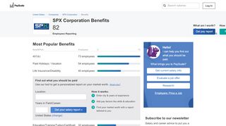 
                            7. SPX Corporation Benefits | Payscale - Spx Benefits Portal
