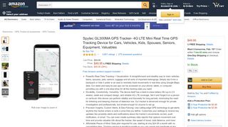 
                            7. Spytec GL300MA Portable Personal 4G Real ... - Amazon.com - Spytecgps Mobile Portal