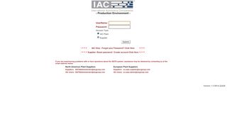 
                            4. SQTS Logon - Iac Supplier Portal