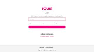 
                            1. sQuid Login - Squid Card Portal Uk