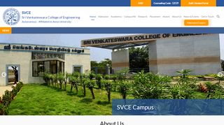 Sri Venkateswara College of Engineering: Home - Svce Student Portal