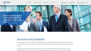 
                            3. SS Disability - Genex Services - Genex Portal