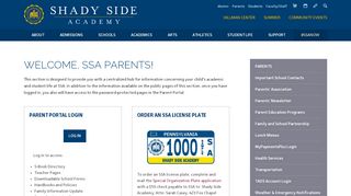 
                            2. SSA Parents! - Parents - Shady Side Academy - Ssa Parent Portal