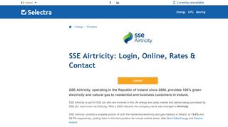 
                            8. SSE Airtricity: 2019 Login, Online, Rates & Contact - Selectra - Sse Extras Portal