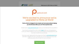 
                            1. SSE Perks at Work - Sse Extras Portal