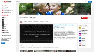 
                            3. St. Baldrick's Foundation - YouTube - St Baldrick's Sign In