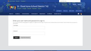 
                            7. St. Cloud Area School District 742 - Isd 742 Skyward Portal