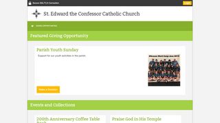 
                            4. St. Edward the Confessor Catholic Church - Weshare Online Giving Portal