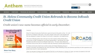 
                            7. St. Helens Community Credit Union Rebrands to Become ... - St Helens Credit Union Portal