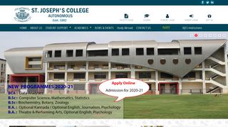 
                            7. St. Joseph's College Autonomous - Sjc Erp Portal